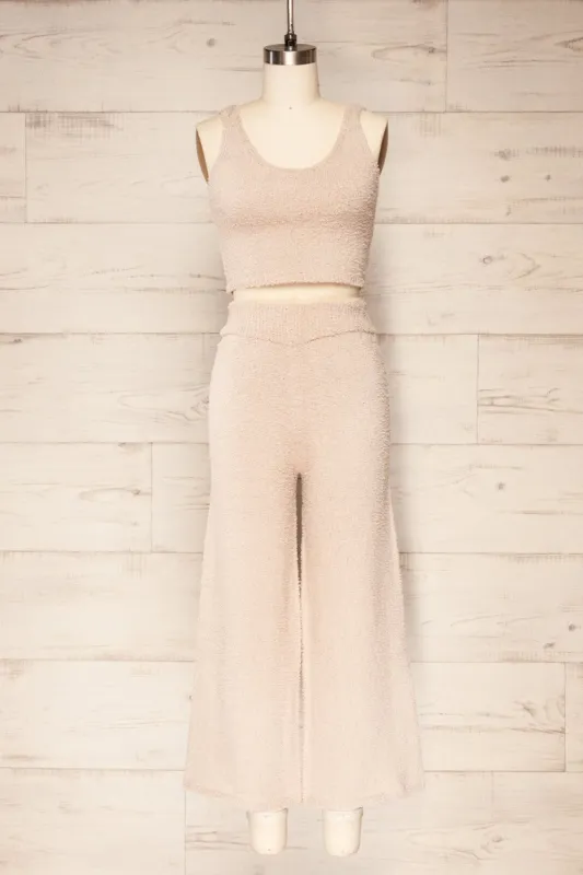 Set Loft Beige | Cami and Pants sold by Boutique 1861