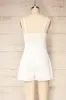 Zapala White | Romper w/ Cut-Out sold by Boutique 1861