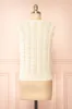Harim Ivory | Openwork Knit Sweater Vest sold by Boutique 1861