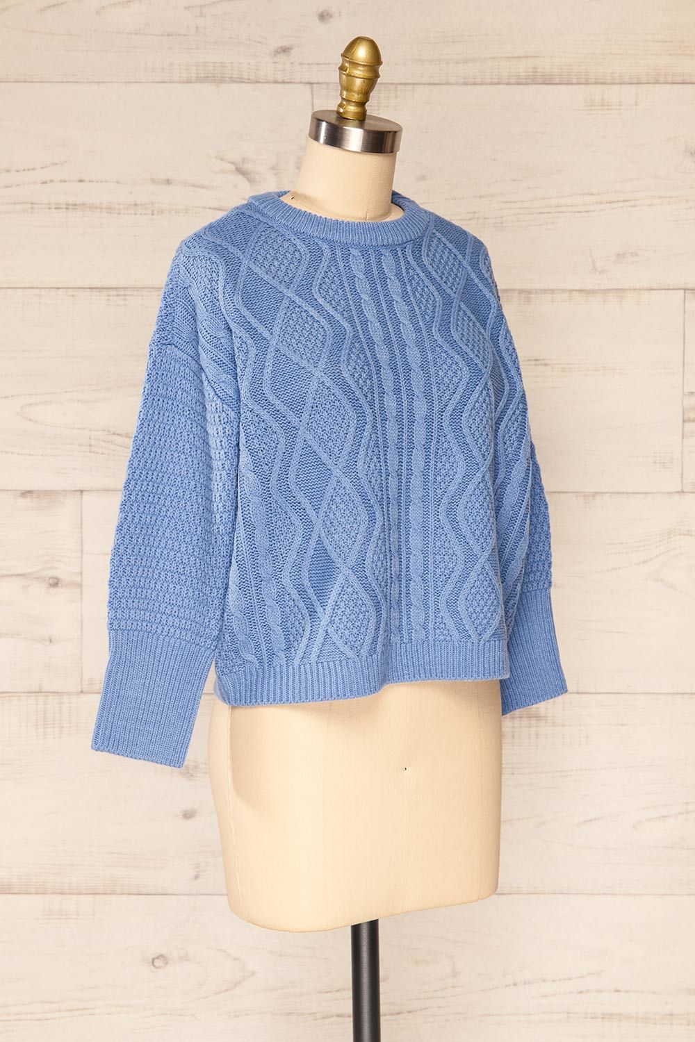 Randers Blue | Knitted Sweater with 3/4 Sleeves sold by Boutique 1861 product image thumbnail 3