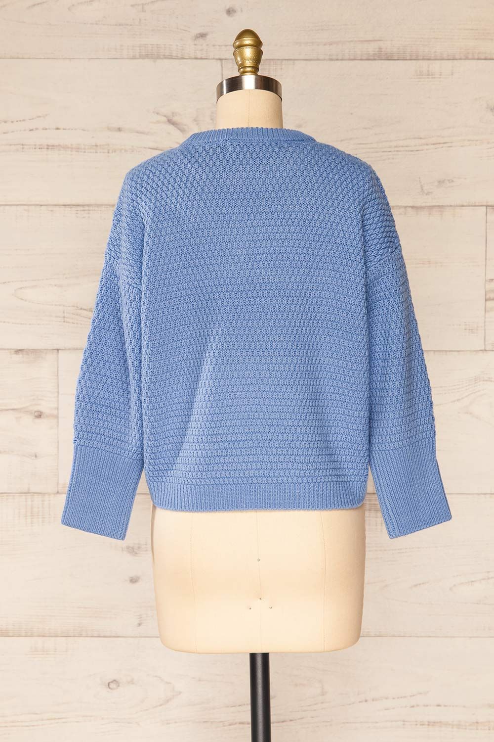 Randers Blue | Knitted Sweater with 3/4 Sleeves sold by Boutique 1861 product image thumbnail 5