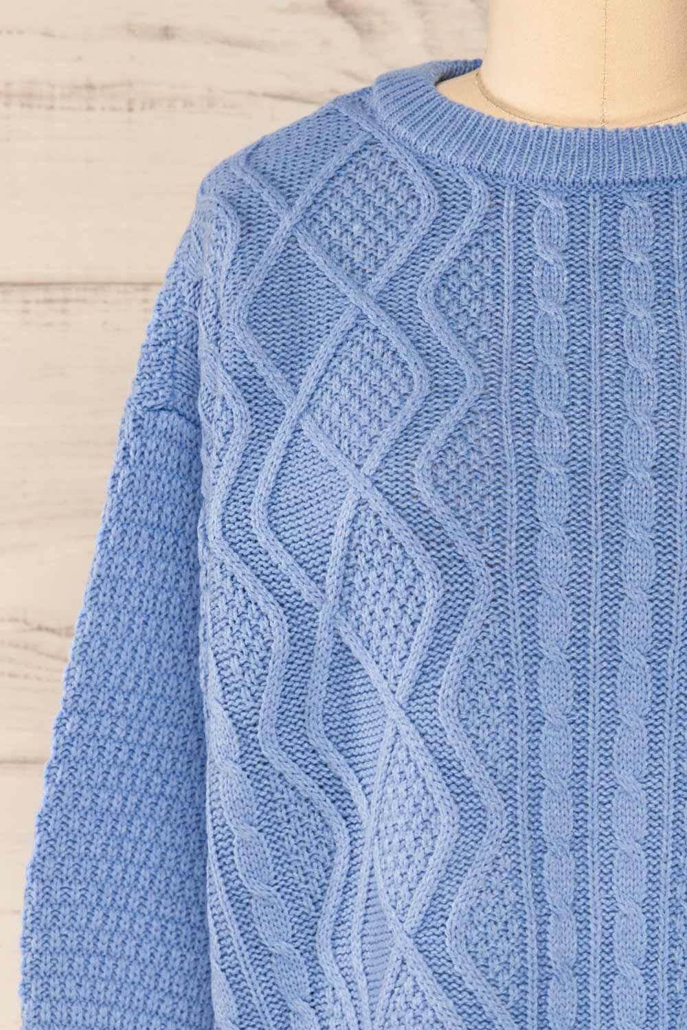 Randers Blue | Knitted Sweater with 3/4 Sleeves sold by Boutique 1861 product image thumbnail 2
