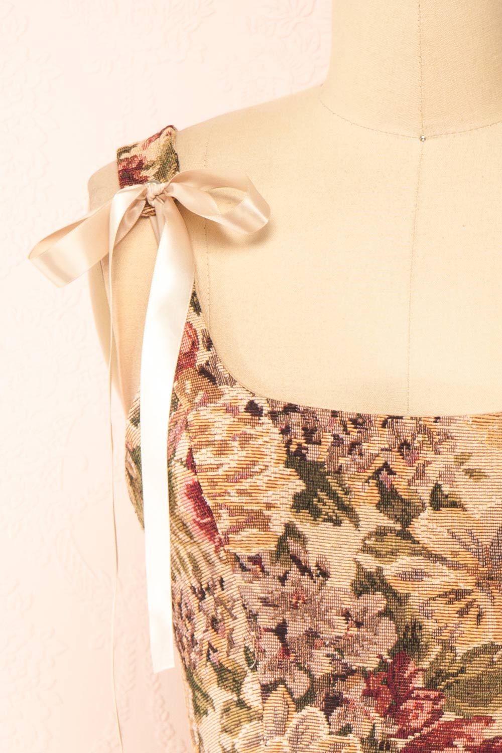 Elysane | Jacquard Cropped Corset Top sold by Boutique 1861 product image thumbnail 2