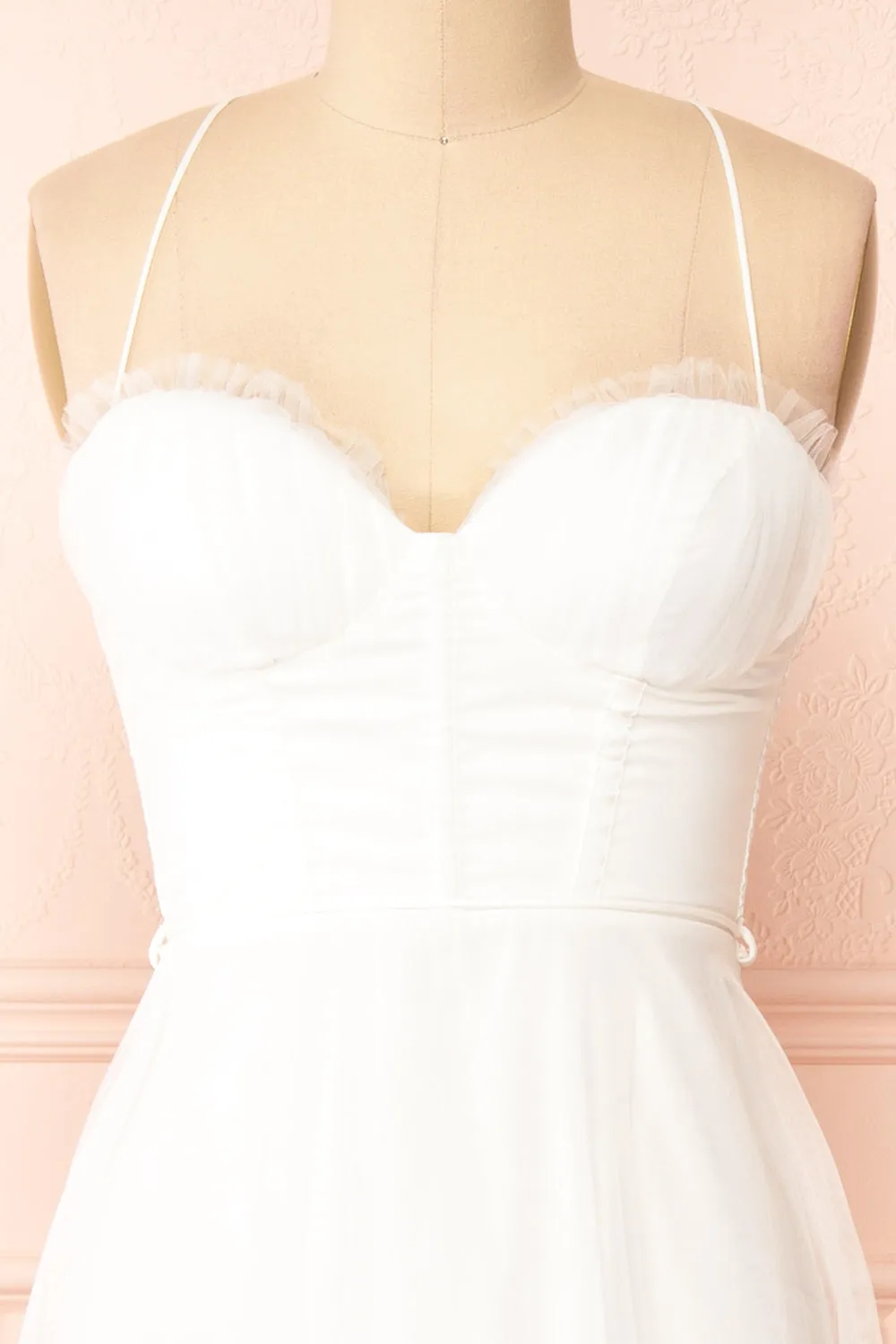 Chaya White | Midi Tulle Dress w/ Corset sold by Boutique 1861 product image thumbnail 3