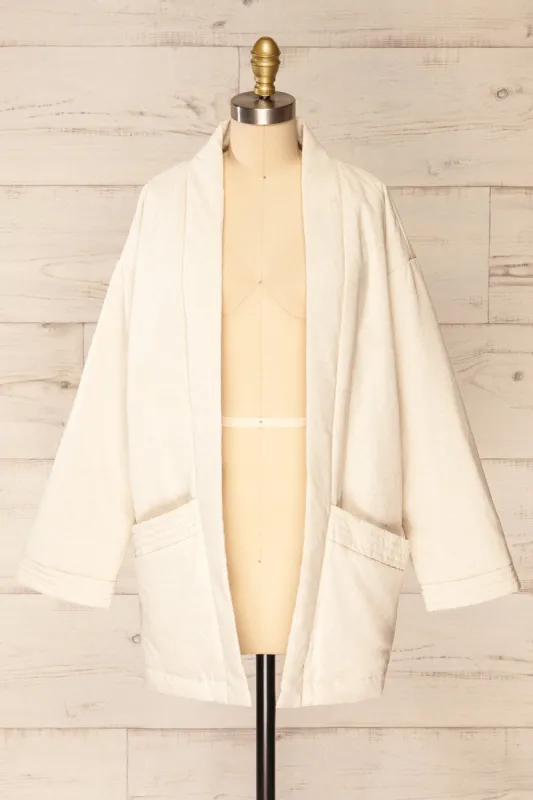 Madrid | Ivory Kimono Jacket sold by Boutique 1861