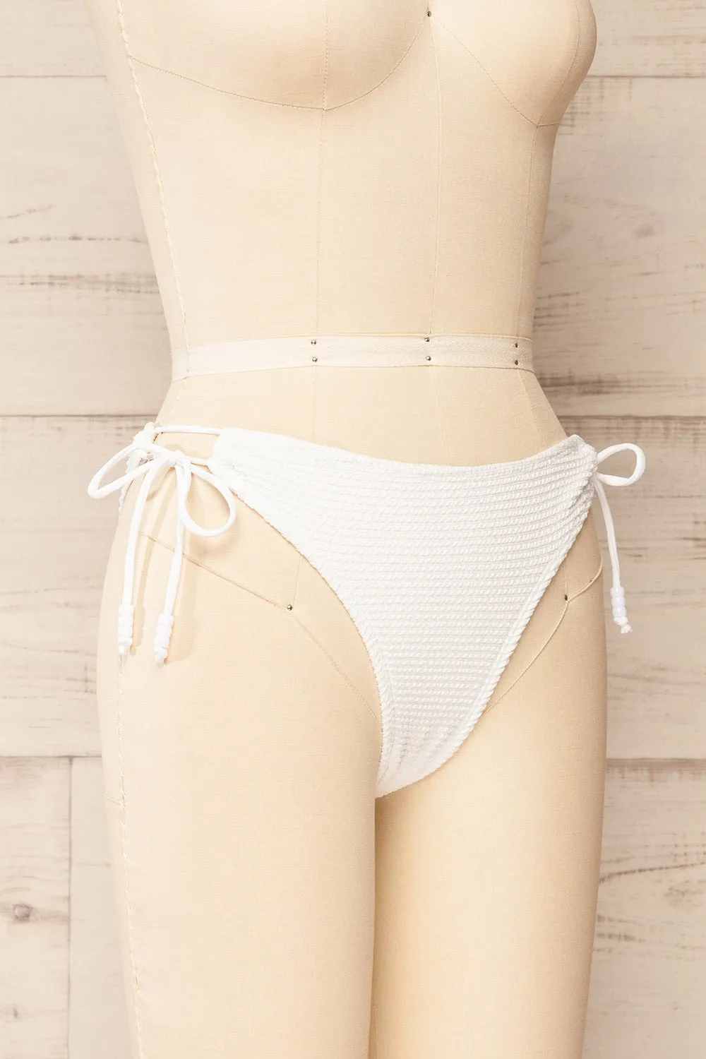 Kabale White | Textured Bikini Bottom sold by Boutique 1861 product image thumbnail 3