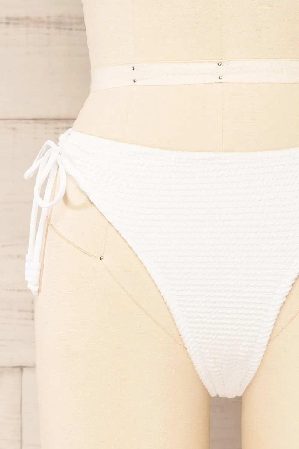 Kabale White | Textured Bikini Bottom sold by Boutique 1861 product image thumbnail 2