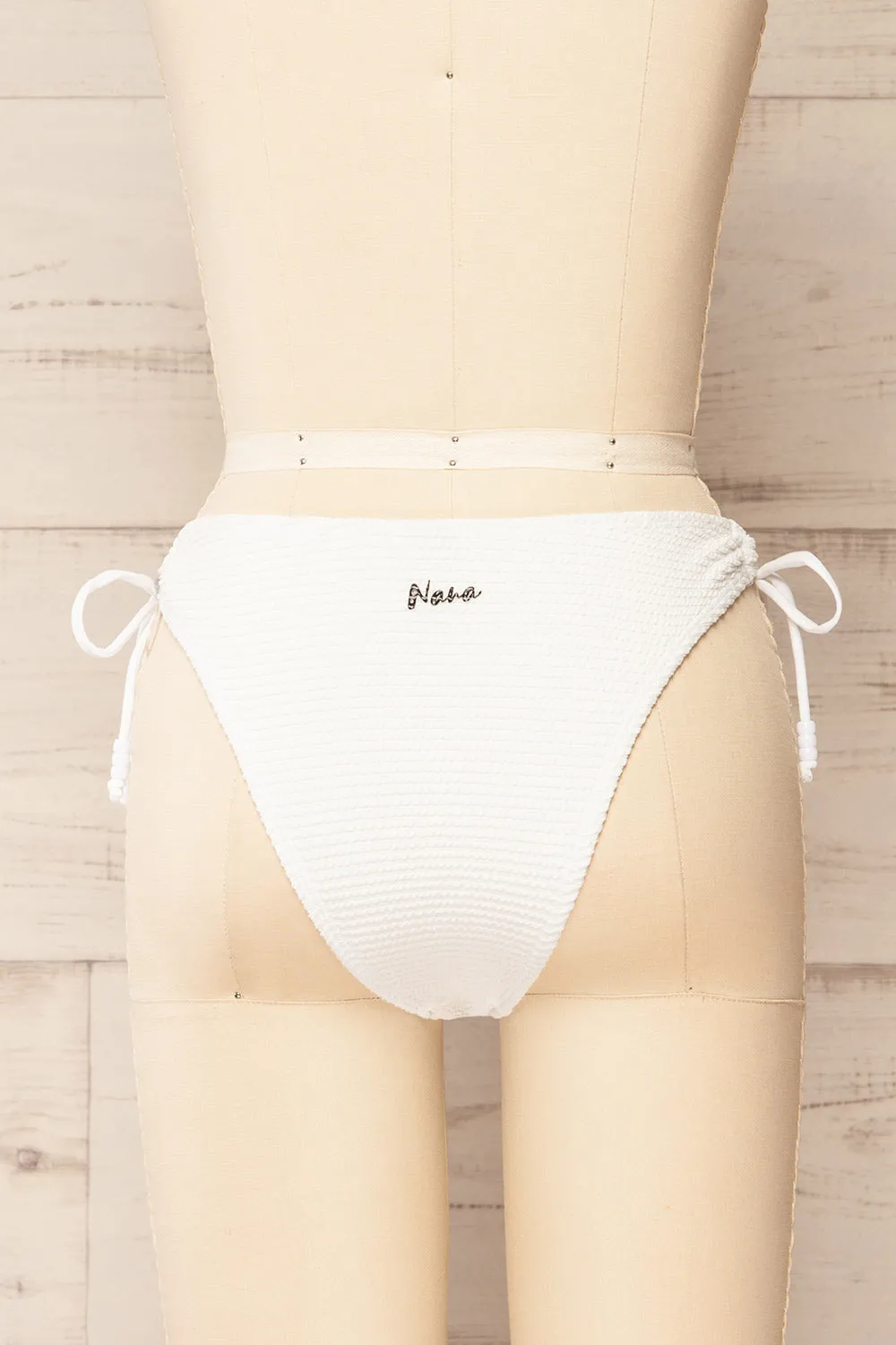 Kabale White | Textured Bikini Bottom sold by Boutique 1861 product image thumbnail 5