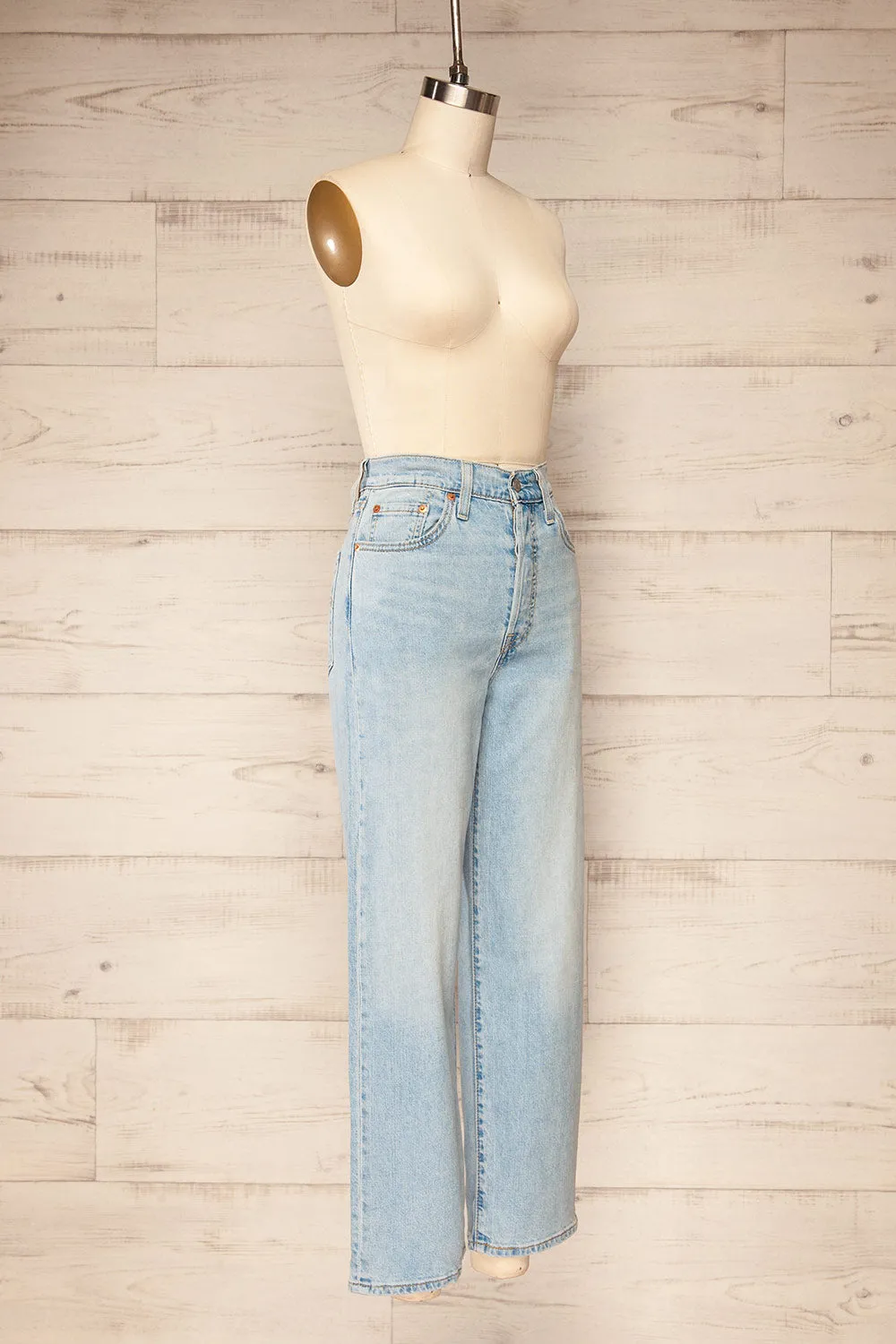 Bondy Light Wash | High Rise Straight Leg Jeans sold by Boutique 1861 product image thumbnail 3