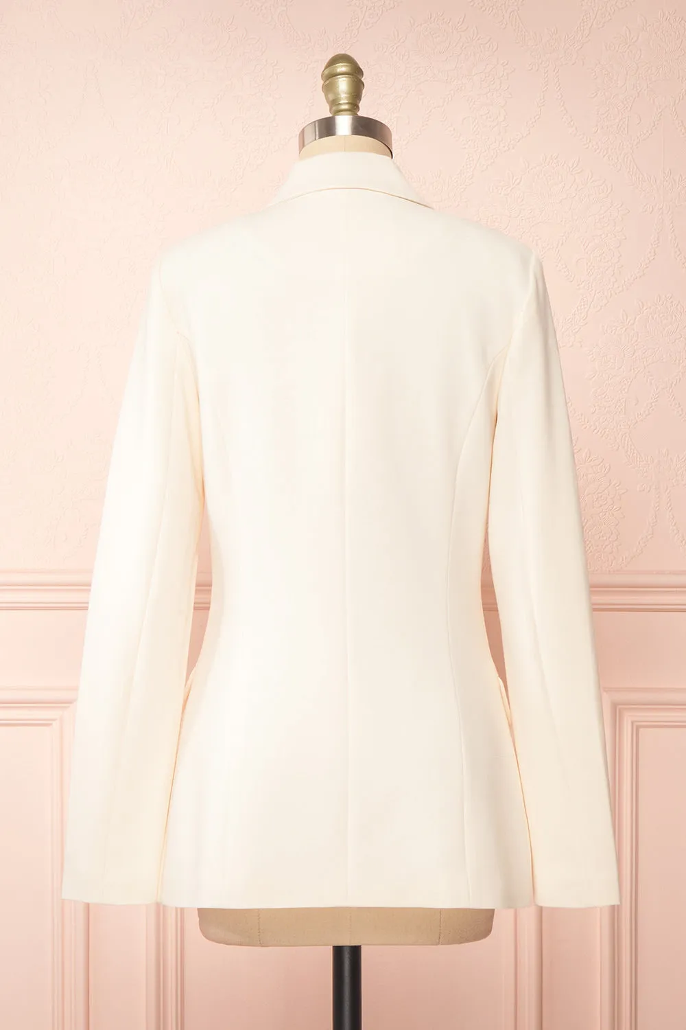 Mirkaa | Ivory Double-Breasted Blazer sold by Boutique 1861 product image thumbnail 5