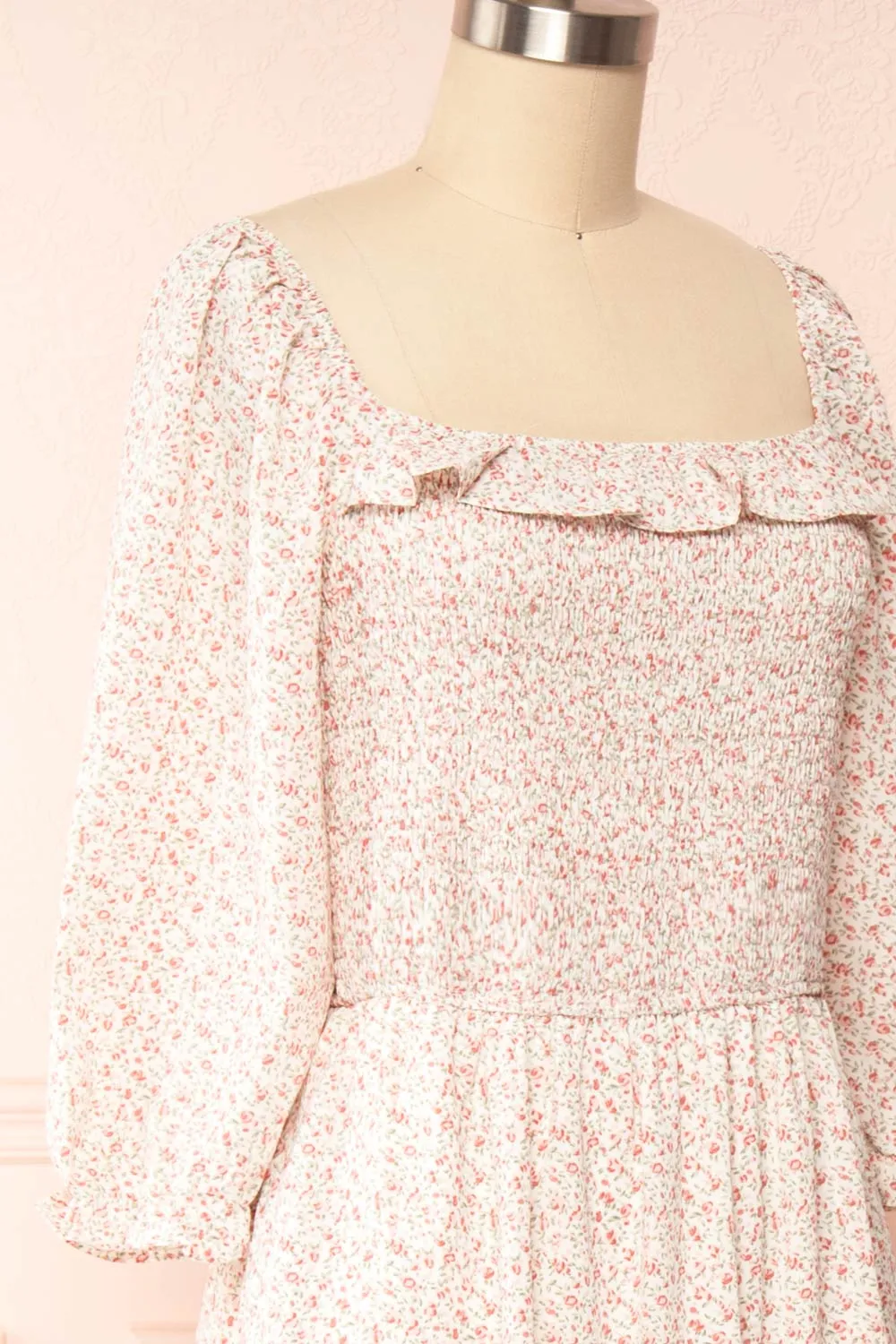 Adaline | Square Neck Floral Midi Dress sold by Boutique 1861 product image thumbnail 5