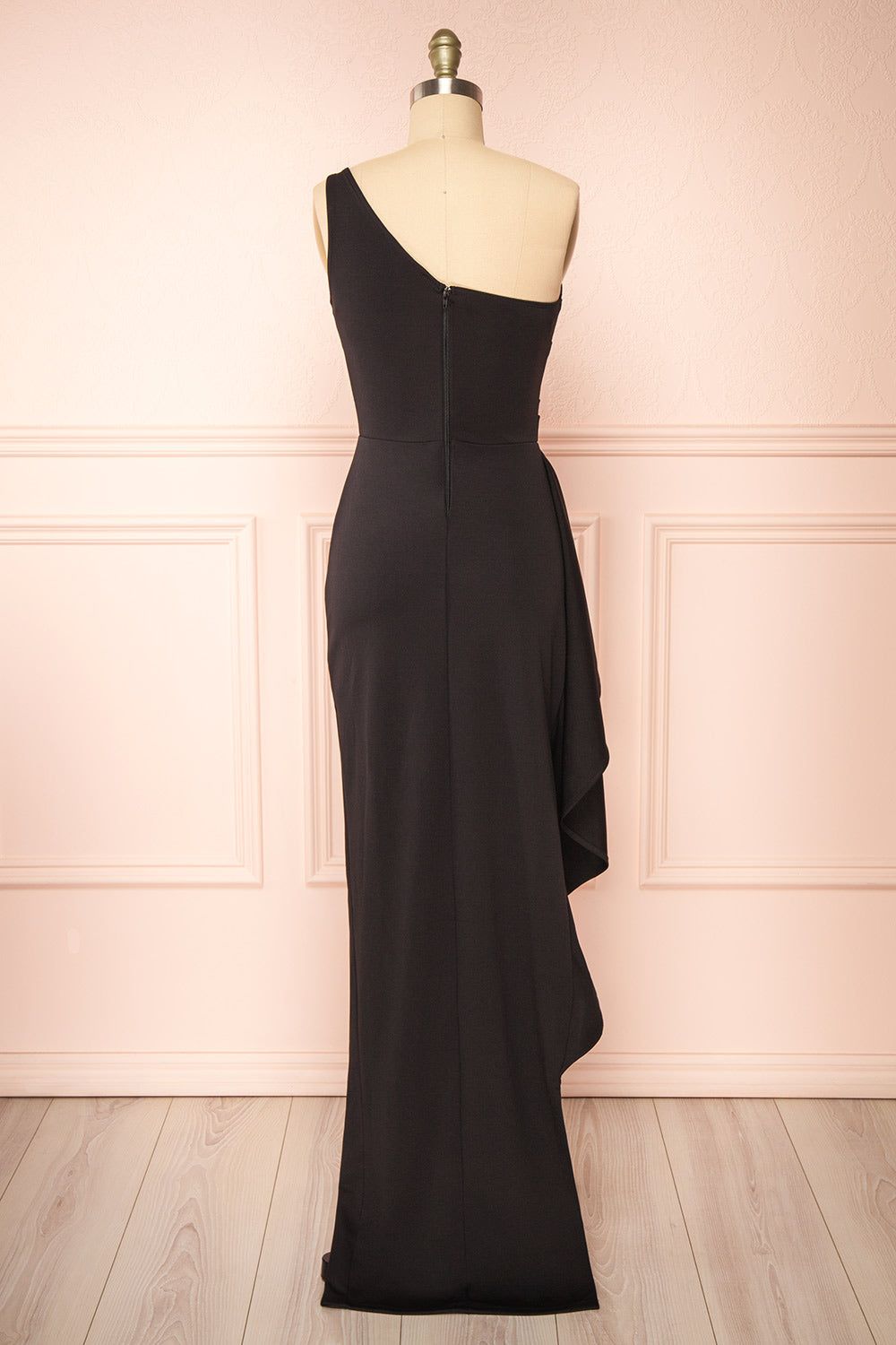 Elliot | One-Shoulder Black Maxi Dress w/ Bow sold by Boutique 1861 product image thumbnail 6