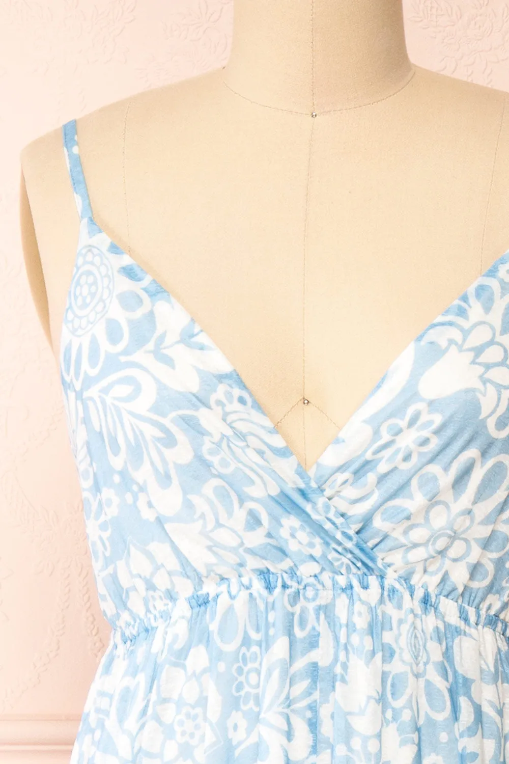 Helga | Blue Floral Maxi Dress sold by Boutique 1861 product image thumbnail 2