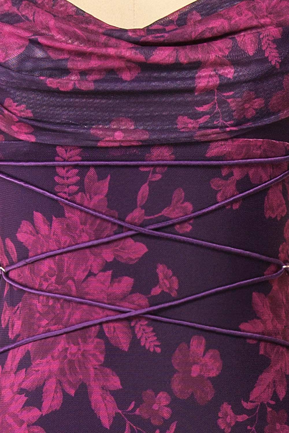 Madelief | Floral Maxi Dress w/ Lace-Up Details sold by Boutique 1861 product image thumbnail 9