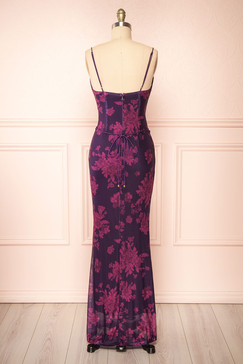 Madelief | Floral Maxi Dress w/ Lace-Up Details sold by Boutique 1861 product image thumbnail 6