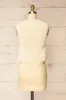 Tabara | Beige Openwork Knit Top w/ Cut-Outs sold by Boutique 1861