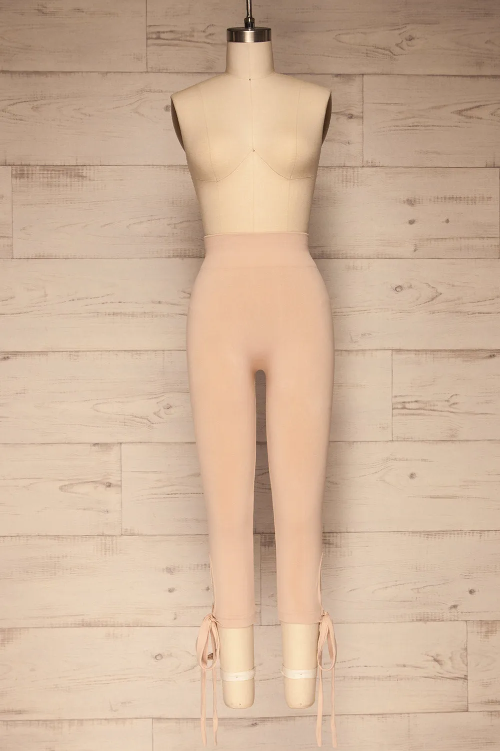 Faenza Taupe | Beige 3/4 Legging sold by Boutique 1861