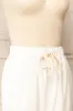 Trincao White | Linen Pants with Drawstrings sold by Boutique 1861