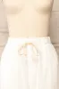 Trincao White | Linen Pants with Drawstrings sold by Boutique 1861