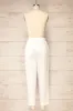 Trincao White | Linen Pants with Drawstrings sold by Boutique 1861