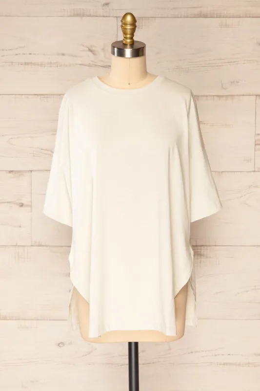Cyli Grey | Crew Neck Oversized T-Shirt sold by Boutique 1861