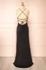 Samira Black | Sparkly Mermaid Maxi Dress w/ Slit sold by Boutique 1861