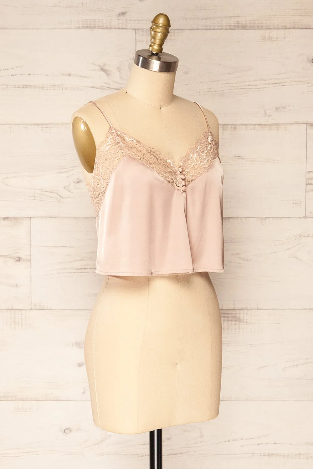 Dortmund | Cropped Camisole w/ Lace Trim sold by Boutique 1861 product image thumbnail 3