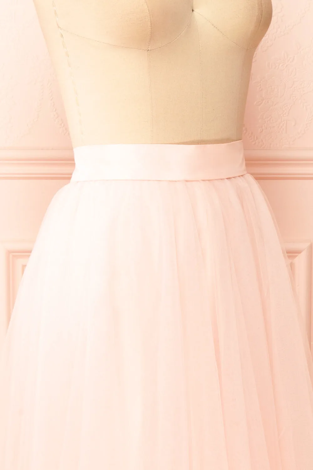 Telia Blush | Maxi Tulle Skirt sold by Boutique 1861 product image thumbnail 4