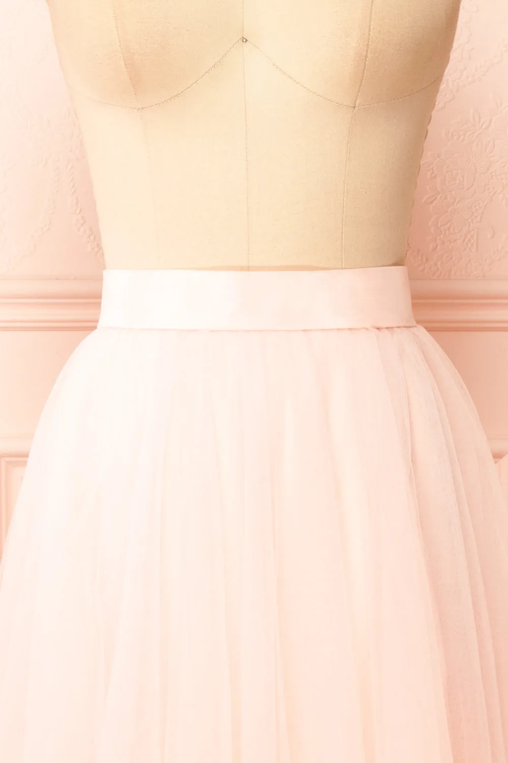 Telia Blush | Maxi Tulle Skirt sold by Boutique 1861 product image thumbnail 2