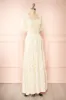Zeinab | Yellow Floral Midi Dress sold by Boutique 1861