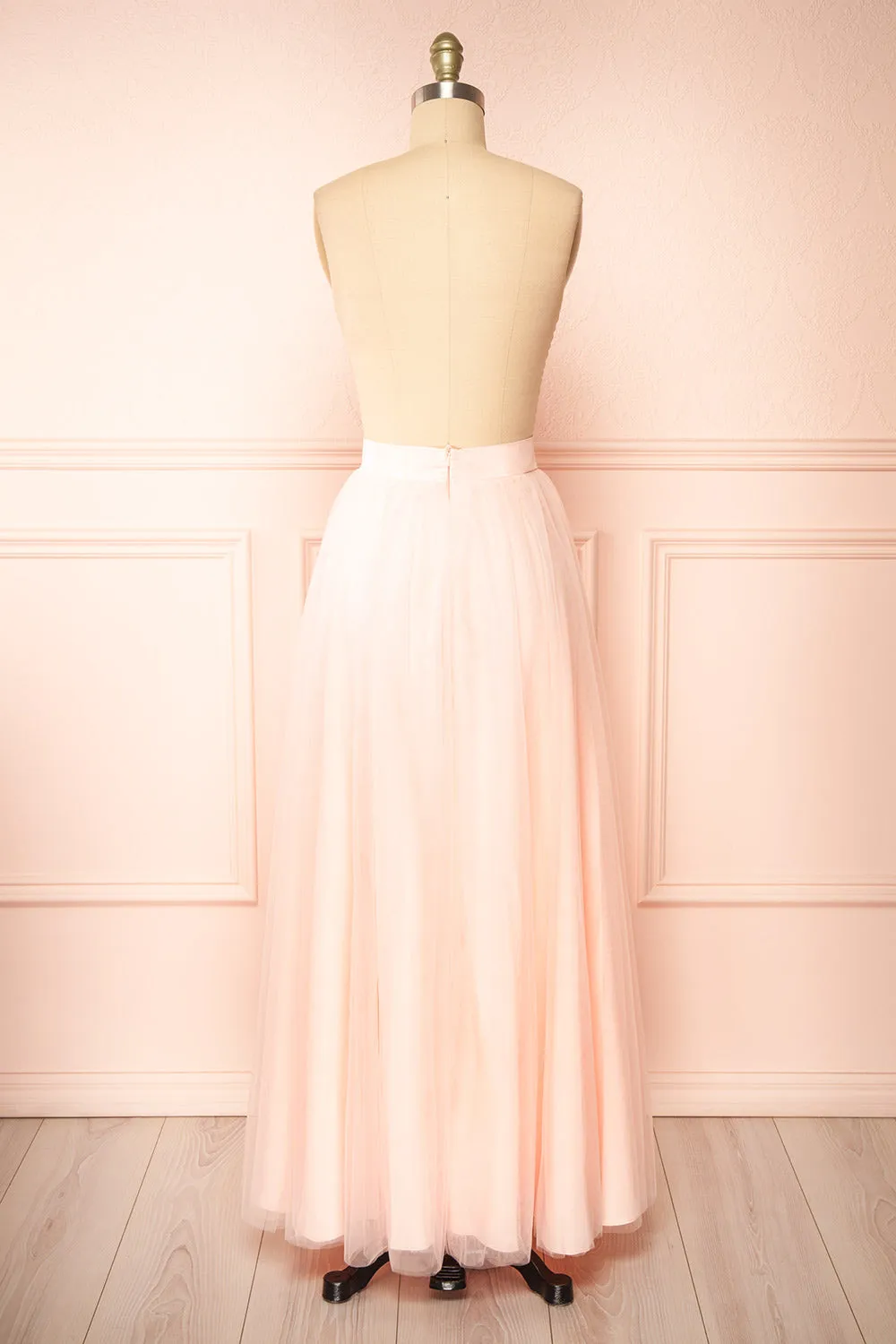 Telia Blush | Maxi Tulle Skirt sold by Boutique 1861 product image thumbnail 5