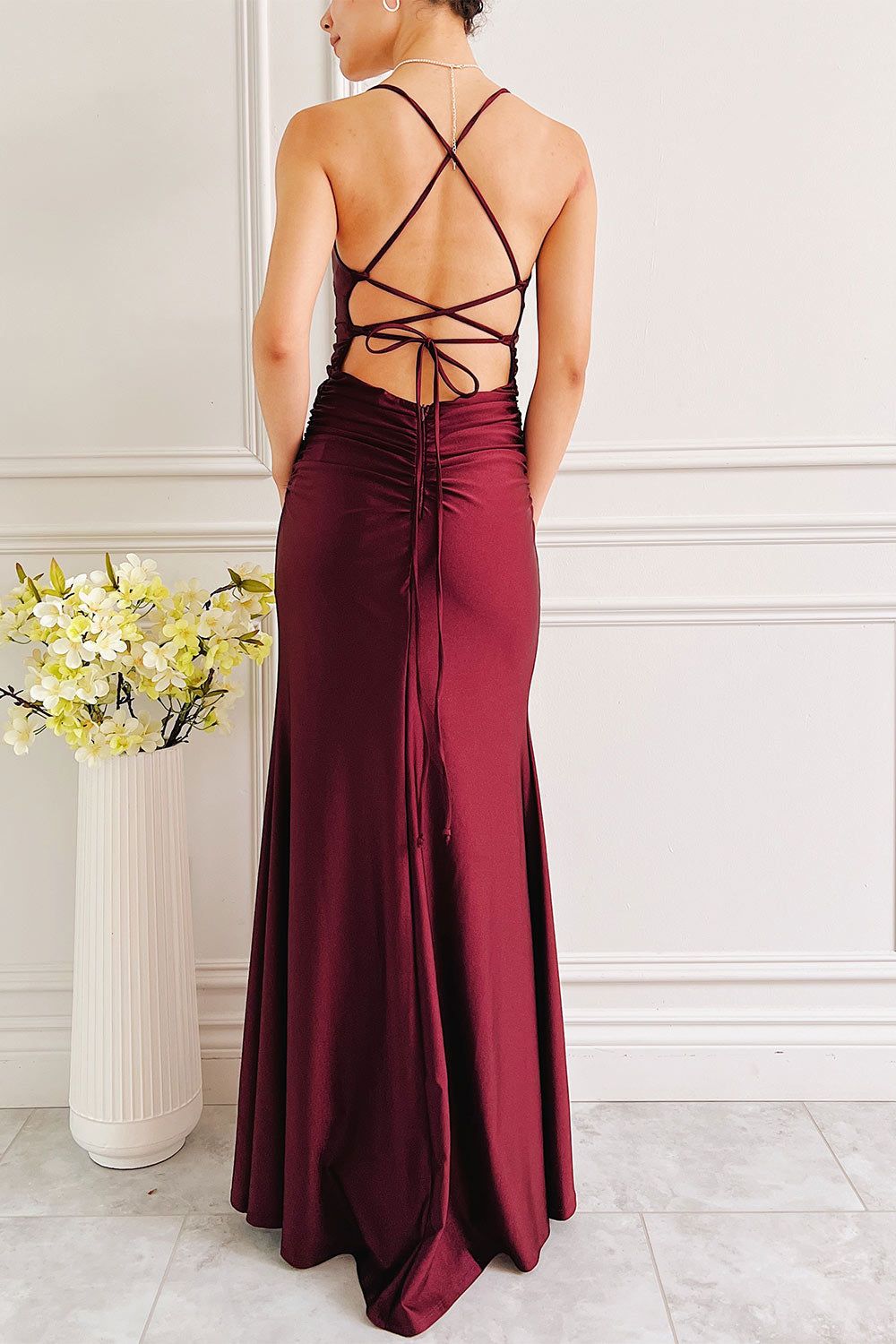 Sonia Black | Mermaid Maxi Dress w/ Slit sold by Boutique 1861 product image thumbnail 9