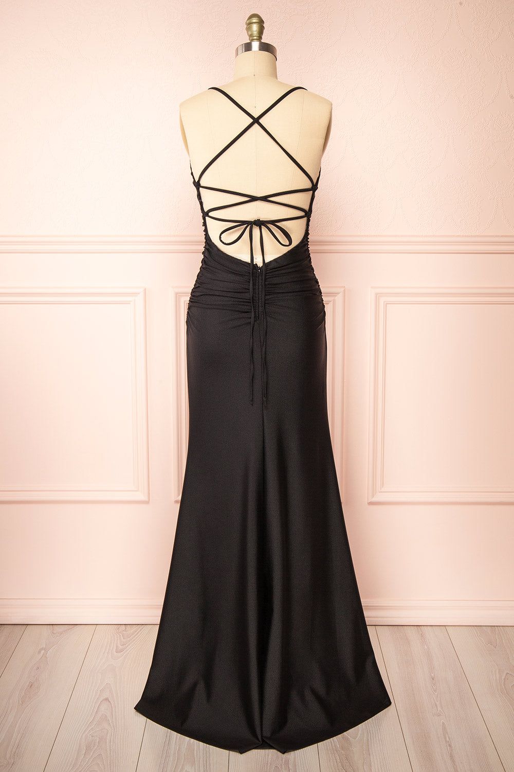 Sonia Black | Mermaid Maxi Dress w/ Slit sold by Boutique 1861