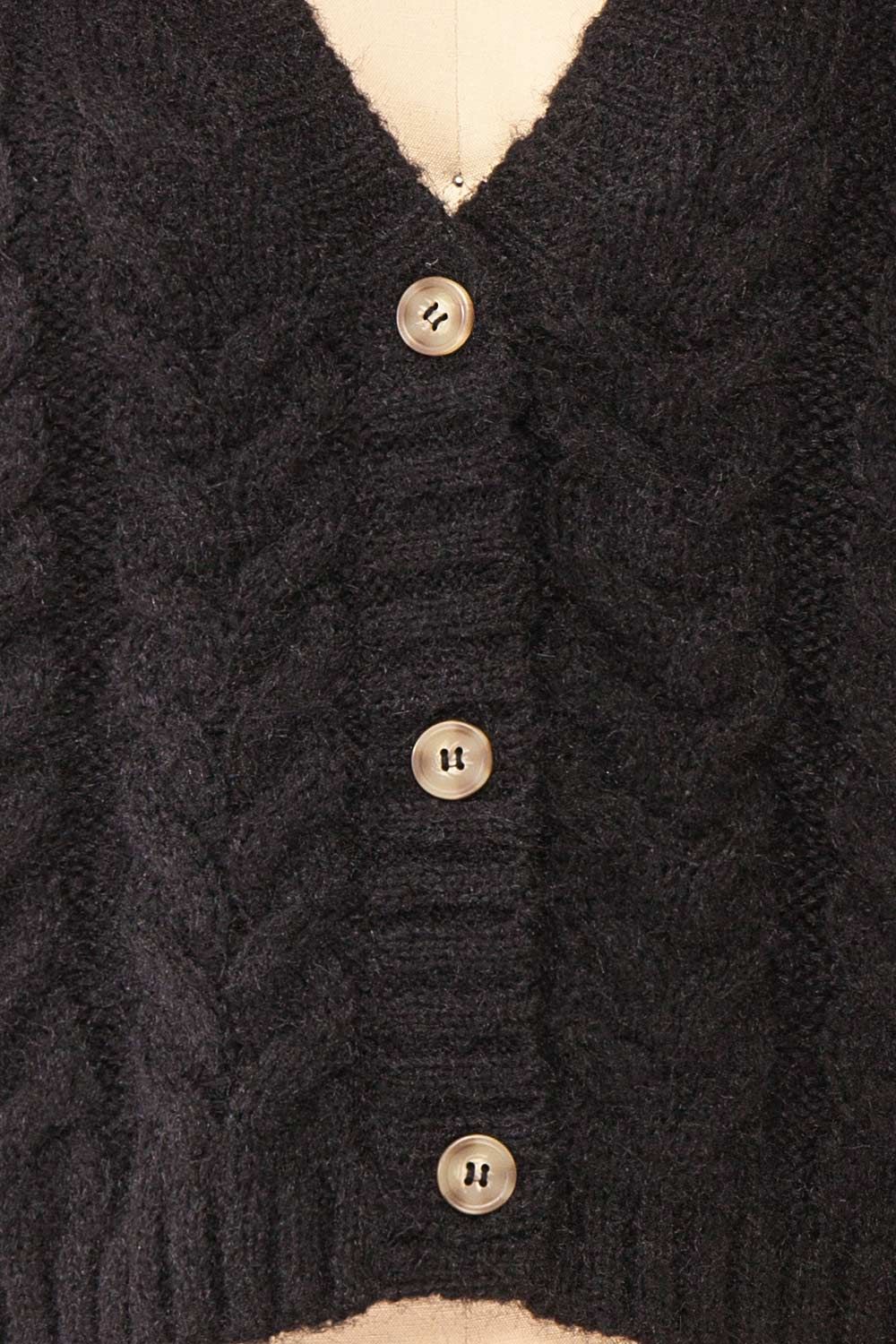 Antin Black | Knit Cardigan w/ Buttons sold by Boutique 1861 product image thumbnail 8