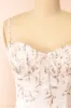 Midya | Lilac Floral Midi Dress w/ Slit sold by Boutique 1861