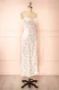 Midya | Lilac Floral Midi Dress w/ Slit sold by Boutique 1861