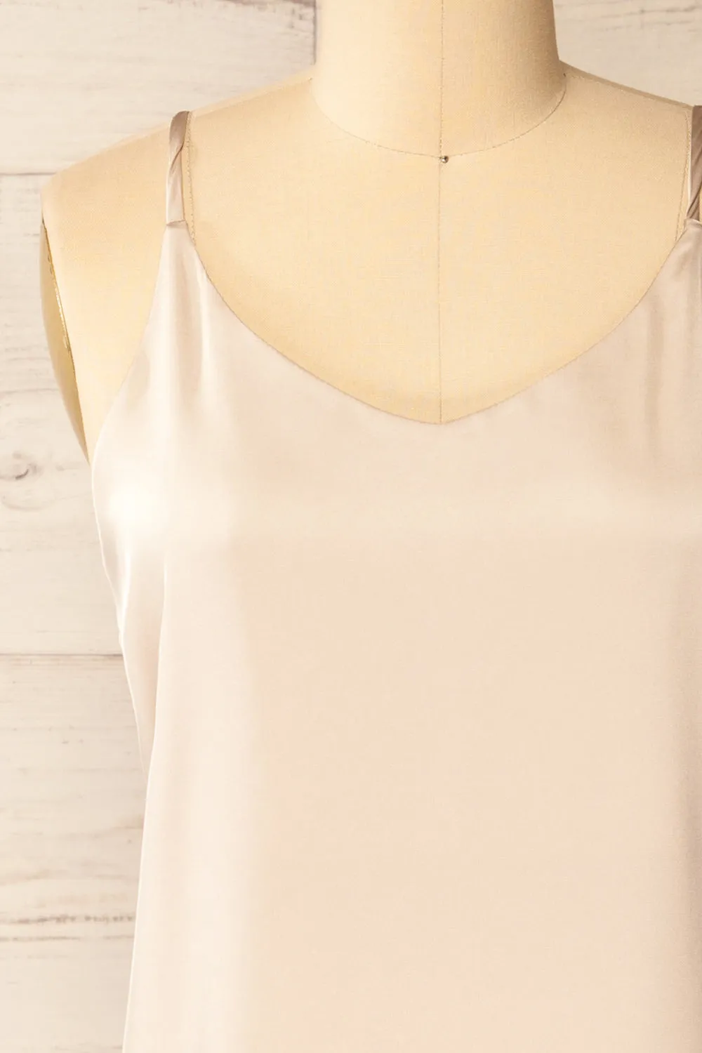 Manaus Champagne | Satin Tank Top sold by Boutique 1861 product image thumbnail 2