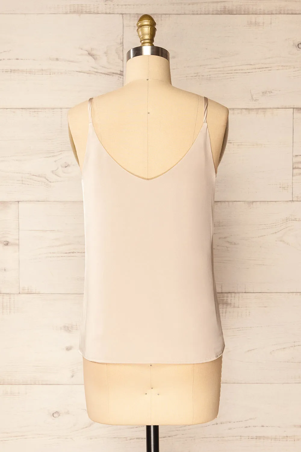 Manaus Champagne | Satin Tank Top sold by Boutique 1861 product image thumbnail 5