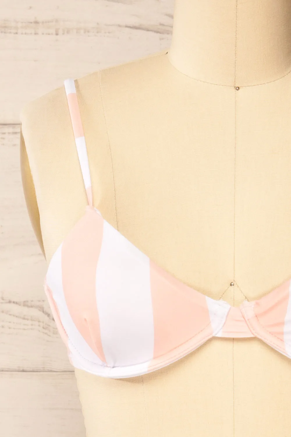 Naucalpan Stripes Pink | Bikini Top sold by Boutique 1861 product image thumbnail 3