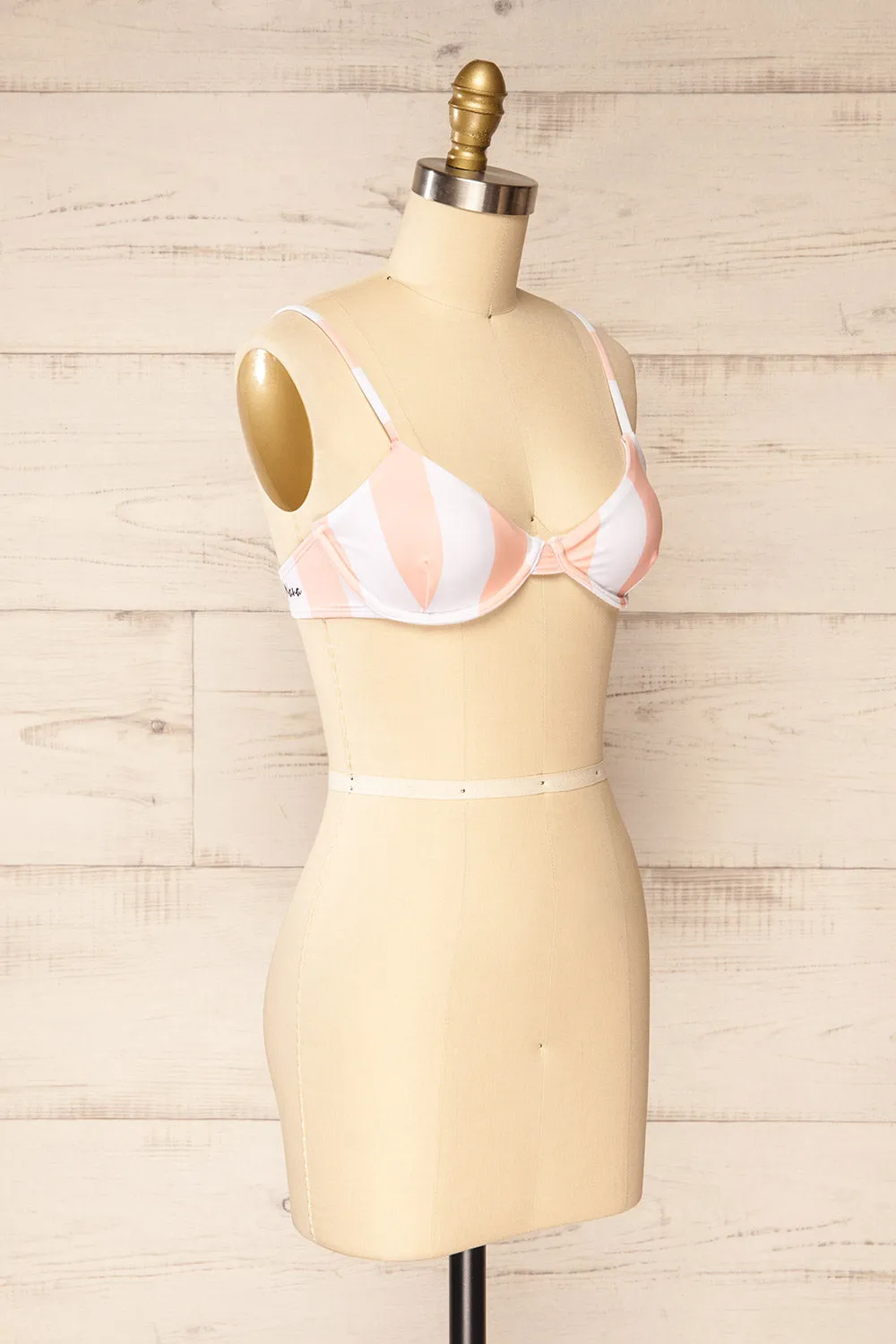 Naucalpan Stripes Pink | Bikini Top sold by Boutique 1861 product image thumbnail 4