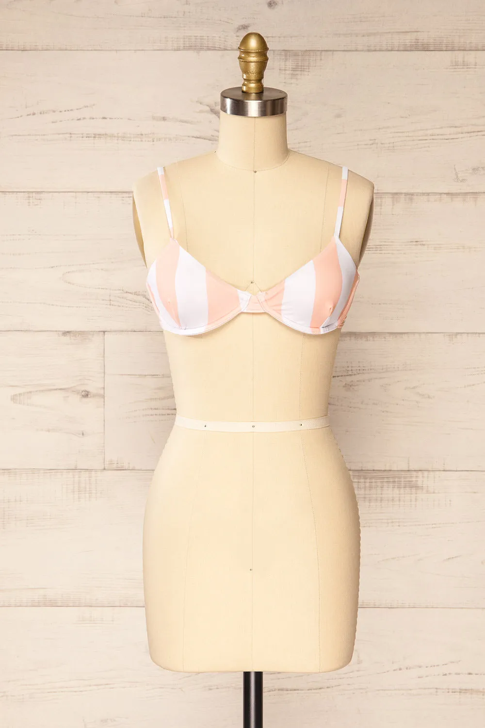 Naucalpan Stripes Pink | Bikini Top sold by Boutique 1861 product image thumbnail 2