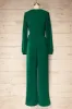 Nantwich Green | Silky Long-Sleeved Jumpsuit sold by Boutique 1861