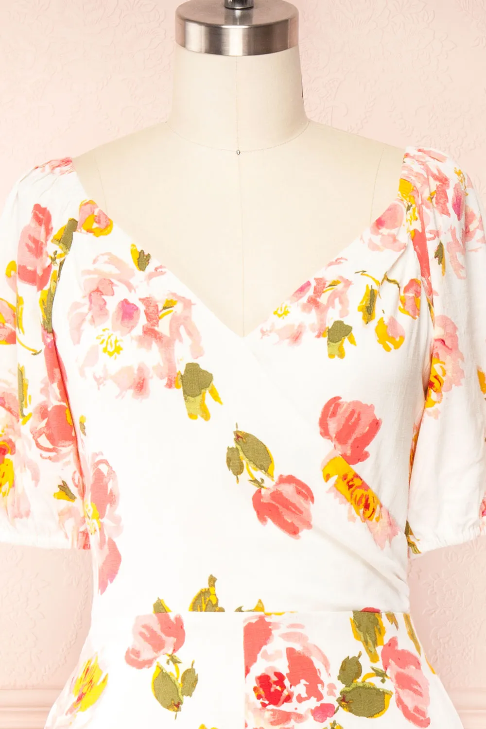 Ishita | Floral V-Neck Romper sold by Boutique 1861 product image thumbnail 2