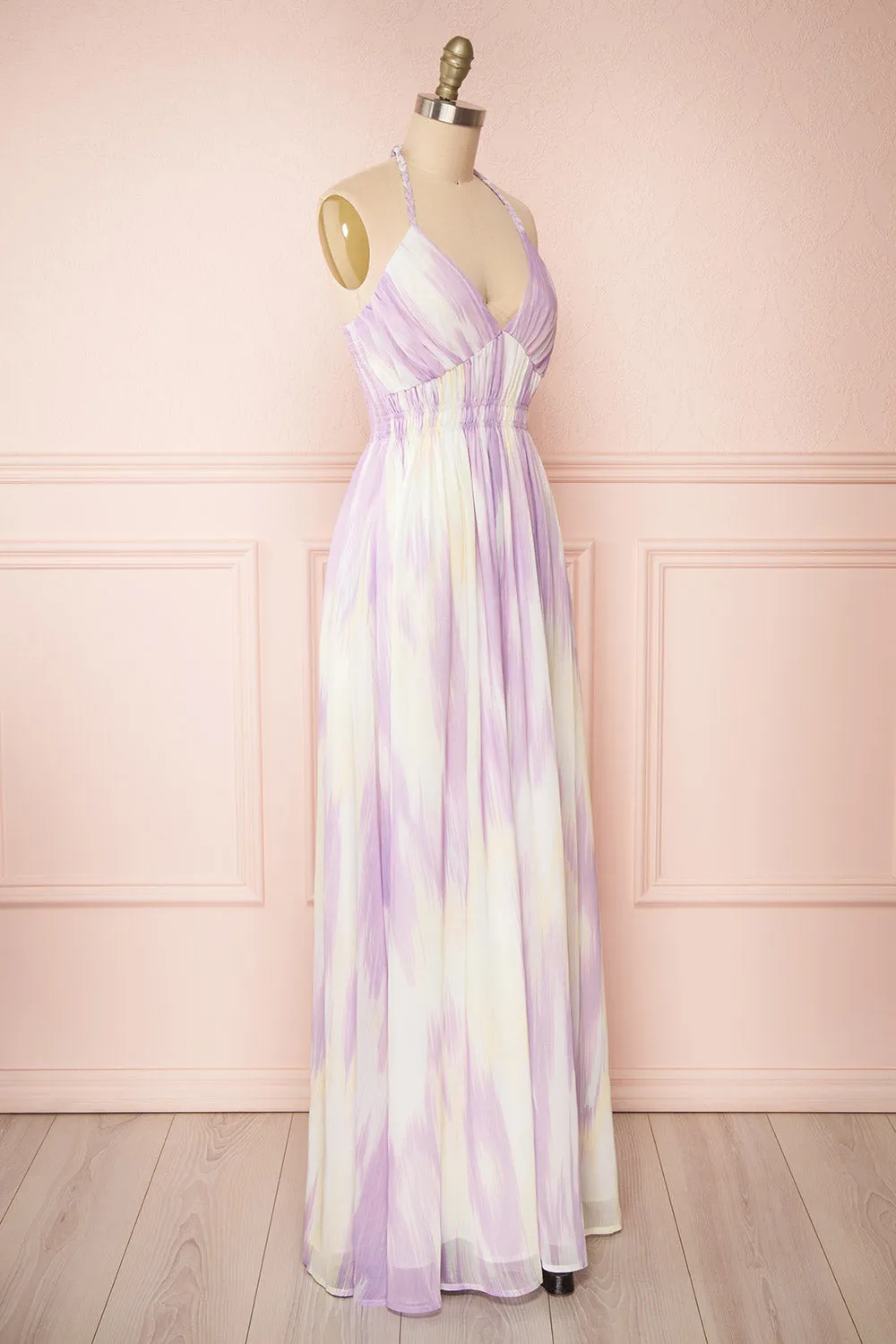 Amakassou | Lilac & Yellow Maxi Dress sold by Boutique 1861 product image thumbnail 5