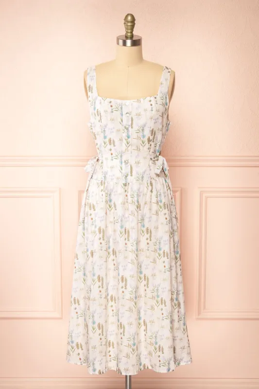 Haisley | Midi Wild Floral Dress sold by Boutique 1861