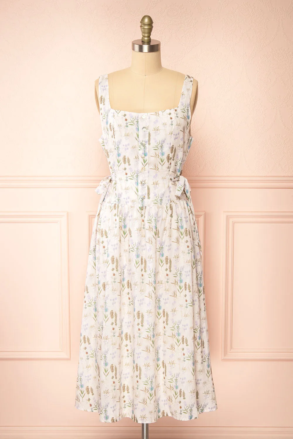 Haisley | Midi Wild Floral Dress sold by Boutique 1861