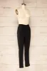 Orsova | Black Fitted Pants w/ Stretchable Waist sold by Boutique 1861
