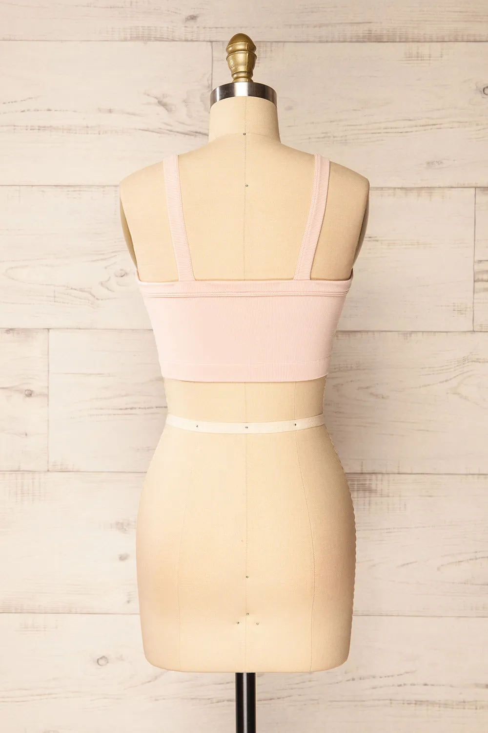 Merignas Blush | Cropped Ribbed Cami sold by Boutique 1861 product image thumbnail 5