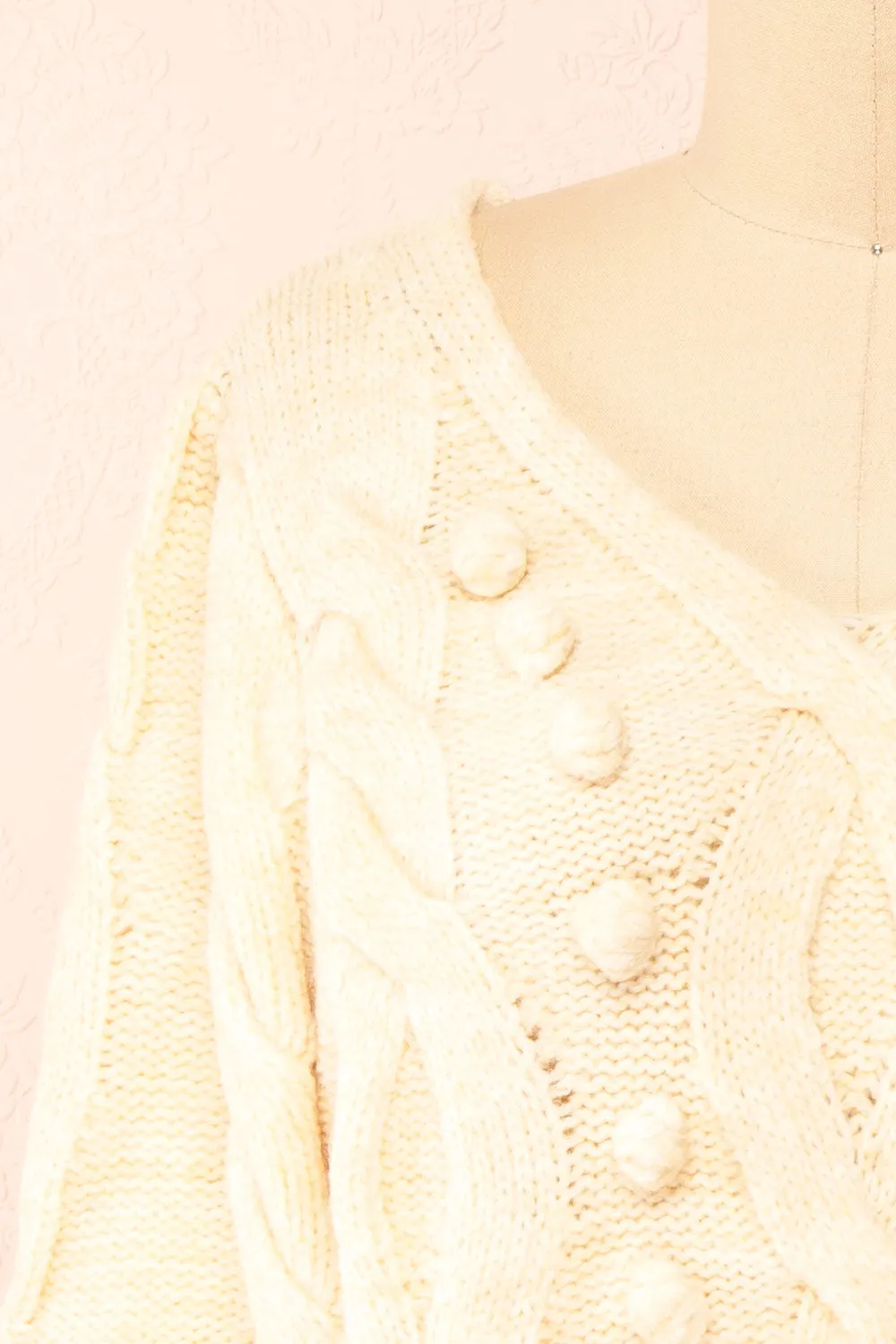 Maloune | Beige Sweater w/ Pompoms sold by Boutique 1861 product image thumbnail 3