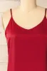 Manaus Burgundy | Satin Tank Top sold by Boutique 1861